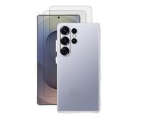 EVETANE Coque Samsung Galaxy S25 Ultra Antichoc coins renforces Silicone + 2 Vitres en verre trempe Protection ecran