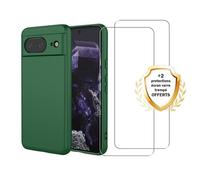 EVETANE Coque compatible Pixel 8 antichoc Vert + 2 vitres