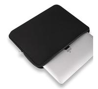Evetane Housse de protection zippée compatible MacBook Pro 16,2 pouces Noir Tissu Durable Légère