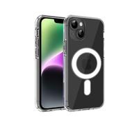 EVETANE Coque iPhone 14 Transparente Compatible Magsafe antichocs