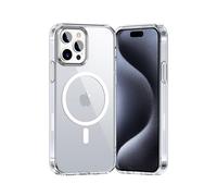 EVETANE Coque iPhone 15 Pro Max Transparente Compatible Magsafe antichocs