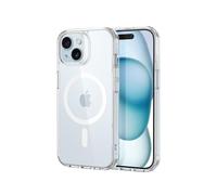 EVETANE Coque iPhone 15 Transparente Compatible Magsafe antichocs