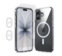 EVETANE Coque iPhone 17 Antichoc compatible Magsafe + 2 Protections écran et 2 protections Objectif Caméra