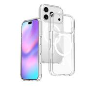 EVETANE Coque iPhone 17 Pro Transparente Compatible Magsafe antichocs