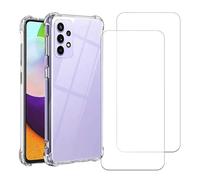 Evetane Coque pour Galaxy A52 Antichoc Transparente + 2 vitres