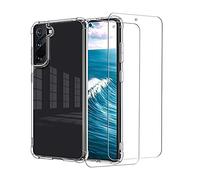 Evetane Coque pour Galaxy S21 5g Antichoc Transparente + 2 vitres