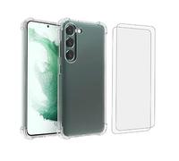 EVETANE Coque Samsung Galaxy S23 Plus Antichoc Silicone + 2 Vitres en verre trempé Protection écran