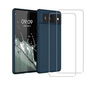 Evetane Coque pour Pixel 6 Antichoc Bleu Marine + 2 vitres