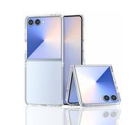 EVETANE Coque Samsung Galaxy Z Flip 7 Anti-Chocs avec Bords Renforcés en silicone Transparente