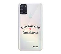 Evetane - Coque Silicone Compatible Samsung Galaxy A21S - Protection Intégrale 360, Fine et Transparente - Coque Avant & Arrière - Haute Résistance - Transparente