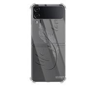 EVETANE Coque souple renforcée compatible Coque Galaxy Z Flip 4 - Modèle : Love Life