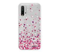 Evetane Coque Xiaomi Redmi 9T souple transparente Motif Confettis De Coeur