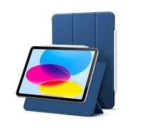 EVETANE Etui iPad Fixation Magnétique bleu pour iPad 10e Génération (2022) 10.9' et iPad A16 (2025) 11'