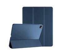 EVETANE Étui Smart Cover iPad Pro 12.9 pouces (2018/2020/2021) Bleu à Rabat avec Support