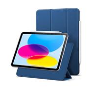 EVETANE Etui iPad Fixation Magnétique bleu pour iPad 10e Génération (2022) 10.9' et iPad A16 (2025) 11'