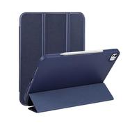 EVETANE Etui Smart Cover à Rabat avec Support pour iPad Air 6 (m2) Et iPad Air 7 (m3) 13" Bleu