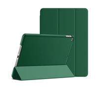 EVETANE Etui Smart Cover iPad 10.2 Pouces (2019/2020/2021) vert sapin à rabat avec support