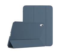 EVETANE Étui Smart Cover iPad Mini (2021) 6eme Generation Bleu à Rabat avec Support