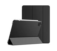 EVETANE Étui Smart Cover iPad Pro 12.9 pouces (2018/2020/2021) Noir à Rabat avec Support