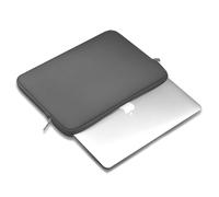 EVETANE Housse de protection zippé Gris anthracite compatible MacBook Air / Macbook Pro / Macbook Neo 13'