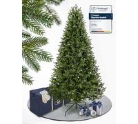 EveXmas - Adele Grün - 185 cm - Sapin de Noël Artificiel 100% moulé par Injection - Branches de Sapin en polyéthylène 100% - sur Pied en métal - Sac de Rangement et Panier pour Arbre Inclus