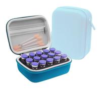 Evey Boîte de rangement de médicaments avec 15 compartiments pour régulateur de glucose, plan transportable, étanche, 10 ml, compartiment unique, planificateur clinique, transportable