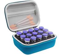 Evey Boîte de rangement pour médicaments 15 sections pour régulateur de glucose Plan de sécurité mince transportable avec compartiments sécurisés pour médicaments Boîte de rangement clinique