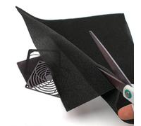 EVG Feuille de Mousse Anti-poussière pour Ventilateur d'ordinateur - 2 Feuilles - 3 mm d'épaisseur - 25cm x 25cm (625cm²)