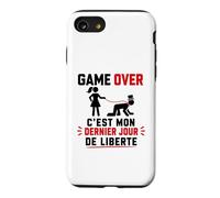 EVG Game Over Derniers Jours De Liberté Humour Mariage Coque pour iPhone SE (2020) / 7/8