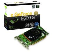 eVGA e-GeForce 8600 GT Carte graphique PCI-Express 256 Mo