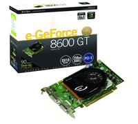 EVGA e-geForce 8600 GT superclocked Carte Graphique nVIDIA geForce 8600 GT (Actif, Nvidia, GeForce 8600 GT, gDDR3, PCI Express x16, 2560 x 1600 Pixels)