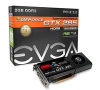 EVGA GeForce GTX 285 2GB SC 2 Go GDDR3 - Cartes Graphiques (GeForce GTX 285, 2 Go, GDDR3, 512 bit, 2560 x 1600 Pixels, PCI Express 2.0)