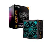 EVGA Supernova 650 G5, 80 Plus Gold 650 W, entièrement modulable, Mode ECO avec Ventilateur Fdb, Taille compacte, Alimentation 220-G5-0650-X1