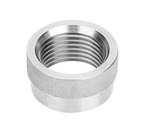 EVGATSAUTO Bouchon à Écrou Étagé, Universal 304 En Acier Inoxydable Véhicule O2 Capteur D'oxygène Encastré Écrou Bouchon Fit pour M18 X 1.5 Filets