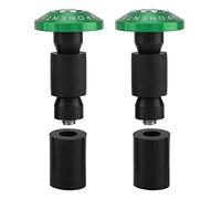 EVGATSAUTO bouchon de prise d'extrémité de barre de moto, 1 paire de capuchons de prise de curseur d'extrémité de guidon de moto de 22mm 7/8 pouces pour VTT de course tout-terrain(vert)