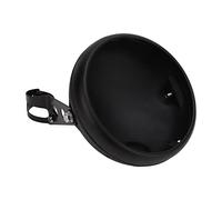 EVGATSAUTO Coque de Boîtier de Phare de Moto, Support de Boîtier de Seau de Phare de Moto Universel en Métal de 7 Pouces / 17,78 Cm pour Tubes de Fourche de Phare LED 38-51 Mm