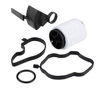 EVGATSAUTO Filtre séparateur d'huile, Filtre séparateur de reniflard d'huile de Carter pour 3 séries E46 320D E39 520D 530D 11127793164