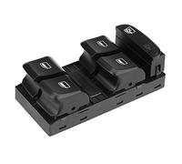 Evgatsauto Interrupteur de Commande de Fenêtre Électrique Principal pour A4/S4/Q5 2007-2011, Compatible avec B8, Bouton Lève-Vitre Avant