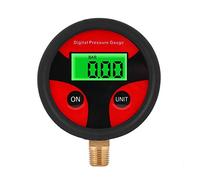 EVGATSAUTO Jauge de pression d'air des pneus adaptée pour voiture camion moto 0-200PSI LCD numérique
