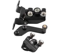 EVGATSAUTO Rouleau de porte coulissante, guide de rouleau de porte coulissante de voiture 3Pcs Compatible avec Transit 00-13 AC11-V268K35 (pour le côté passager (gauche))