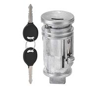 EVGATSAUTO Serrure d'allumage, allumage de Voiture 2 clés Interrupteur Cylindre de Serrure Fer + matériau en aluminium adapté pour 703719C