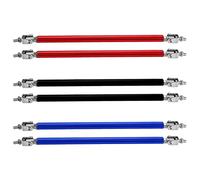 EVGATSAUTO Tige de Support de Pare-Chocs Avant de Voiture 20 cm, 1 Paire de séparateur de lèvre de Pare-Chocs Avant Tige de Support de Barre de Support de Modification de Voiture(Noir)