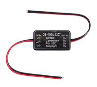 EVGATSAUTO Troisième clignotant de feu de freinage, Module de clignotant de voiture de contrôleur de stroboscope Flash pour la voiture de feu stop arrière de feu de freinage GS-100A 1307