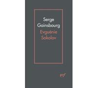 Evguénie Sokolov - - Serge Gainsbourg - Gallimard - Livre