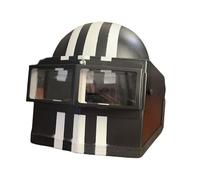 EVI Casque de costumade à collectionner - Masque complet de science-fiction robuste pour jeu de rôle pour adulte, affichage de collection et costume d'Halloween (noir et blanc)