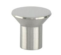 EVI Herrajes 1294/20 - Boutons, Poignée de meuble, pack de 2 unités, finition inox mat (stainless steel)
