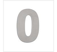 EVI Herrajes 650/80 -Numéro de la maison, "0" de 80mm, finition inox mat (stainless steel)
