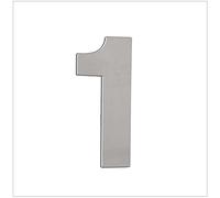 EVI Herrajes 650/80 -Numéro de la maison, "1" de 80mm, finition inox mat (stainless steel)