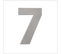EVI Herrajes 650/80 -Numéro de la maison, "7" de 80mm, finition inox mat (stainless steel)