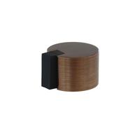 EVI Herrajes | Butée De Porte Adhesive | Ø28X20mm | Laiton - Finition Cuir Vieilli | Caoutchouc de silicone naturel | Mod. I-391